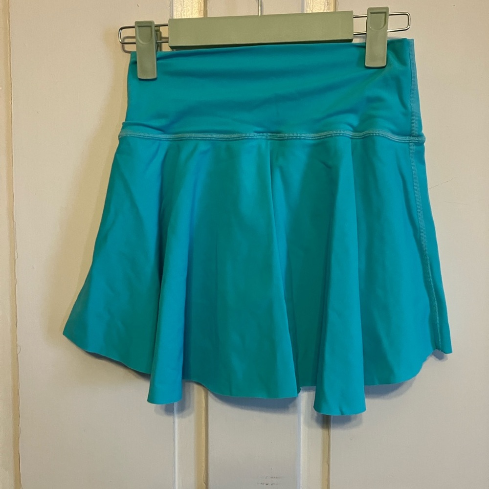 Blue Women's Tennis Skirt - Picture 2 of 4